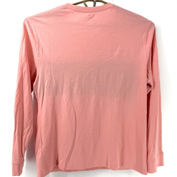 Hurley Mens M 100% Cotton Long Raglan Sleeve Henley Neck Shirt Multi Logo Casual - Picture 3 of 8